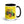 Furrow & Fields Black John Deere 4350 Pop Art | 15 oz Mug with Color Inside Quality Farmers Merch