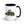 Furrow & Fields Black John Deere 4955 Illustration | 15 oz Mug with Color Inside Quality Farmers Merch