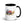 Furrow & Fields Black Massey Ferguson 3070 Autotronic Watercolor | 15 oz Mug with Color Inside Quality Farmers Merch