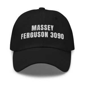 Furrow & Fields Black Massey Ferguson 3090 | Classic Dad Hat Quality Farmers Merch