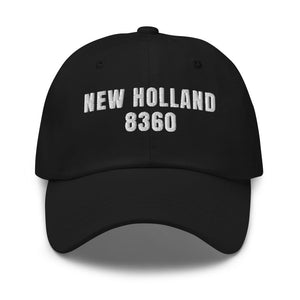 Furrow & Fields Black New Holland 8360 | Classic Dad Hat Quality Farmers Merch