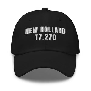 Furrow & Fields Black New Holland T7.270 | Classic Dad Hat Quality Farmers Merch
