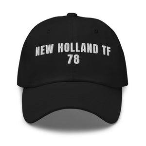 Furrow & Fields Black New Holland TF 78 | Classic Dad Hat Quality Farmers Merch
