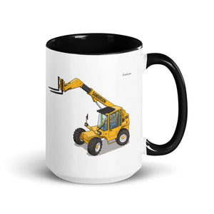 Furrow & Fields Black Sanderson 726 Teleporter | 15 oz Mug with Color Inside Quality Farmers Merch