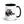Furrow & Fields Black Valtra 6750 Illustration | 15 oz Mug with Color Inside Quality Farmers Merch