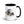 Furrow & Fields Black Valtra 6750 Watercolor | 15 oz Mug with Color Inside Quality Farmers Merch