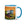 Furrow & Fields Blue / 11 oz CLAAS Lexion 8600 TerraTrac Splash Art | Mug with Color Inside Quality Farmers Merch