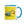 Furrow & Fields Blue / 11 oz JCB 4D II Pop Art | Mug with Color Inside Quality Farmers Merch