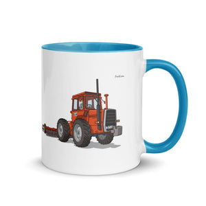Furrow & Fields Blue / 11 oz Massey Ferguson 1200 | Mug with Color Inside Quality Farmers Merch
