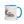 Furrow & Fields Blue / 11 oz Massey Ferguson 6180 Pencil Sketch | Mug with Color Inside Quality Farmers Merch