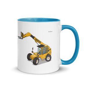 Furrow & Fields Blue / 11 oz Sanderson 726 Teleporter | Mug with Color Inside Quality Farmers Merch