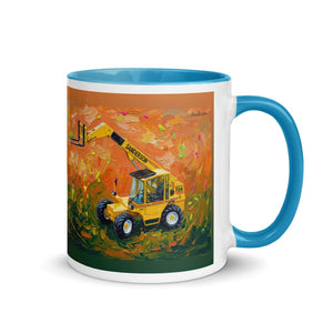 Furrow & Fields Blue / 11 oz Sanderson 726 Teleporter Splash Art | Mug with Color Inside Quality Farmers Merch