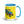 Furrow & Fields Blue Ford 7600 Pop Art | 15 oz Mug with Color Inside Quality Farmers Merch