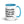 Furrow & Fields Blue I'm Terrible with People. Great with Tractors. | 15 oz Mug with Color Inside Quality Farmers Merch