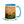 Furrow & Fields Blue JCB 4D II Splash Art | 15 oz Mug with Color Inside Quality Farmers Merch