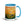 Furrow & Fields Blue JCB 806 Splash Art | 15 oz Mug with Color Inside Quality Farmers Merch