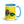 Furrow & Fields Blue JCB TM420 Pop Art | 15 oz Mug with Color Inside Quality Farmers Merch