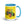 Furrow & Fields Blue John Deere 4350 Pop Art | 15 oz Mug with Color Inside Quality Farmers Merch