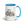Furrow & Fields Blue John Deere 4955 Pencil Sketch | 15 oz Mug with Color Inside Quality Farmers Merch
