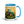 Furrow & Fields Blue John Deere 4955 Splash Art | 15 oz Mug with Color Inside Quality Farmers Merch