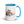 Furrow & Fields Blue Massey Ferguson 1200 Pencil Sketch | 15 oz Mug with Color Inside Quality Farmers Merch
