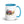Furrow & Fields Blue Massey Ferguson 3070 Autotronic Watercolor | 15 oz Mug with Color Inside Quality Farmers Merch