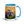 Furrow & Fields Blue Massey Ferguson 375 Splash Art | 15 oz Mug with Color Inside Quality Farmers Merch