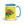 Furrow & Fields Blue McCormick MC115 Pop Art | 15 oz Mug with Color Inside Quality Farmers Merch