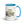 Furrow & Fields Blue Mercedes-Benz MB-trac 1100 Pencil Sketch | 15 oz Mug with Color Inside Quality Farmers Merch