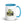 Furrow & Fields Blue Mercedes-Benz MB-trac 1100 Watercolor | 15 oz Mug with Color Inside Quality Farmers Merch