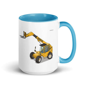 Furrow & Fields Blue Sanderson 726 Teleporter | 15 oz Mug with Color Inside Quality Farmers Merch