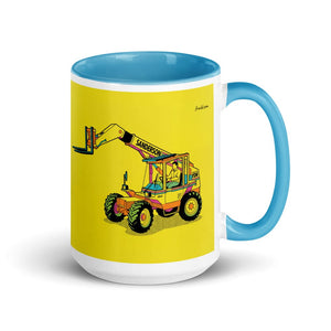 Furrow & Fields Blue Sanderson 726 Teleporter Pop Art | 15 oz Mug with Color Inside Quality Farmers Merch