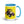 Furrow & Fields Blue Valtra 6750 Pop Art | 15 oz Mug with Color Inside Quality Farmers Merch