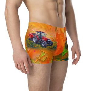 Furrow & Fields Boxer Briefs Case IH Maxxum MXM130 Splash Art | Boxer Briefs Quality Farmers Merch