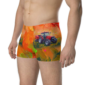 Furrow & Fields Boxer Briefs Case IH Maxxum MXM130 Splash Art | Boxer Briefs Quality Farmers Merch