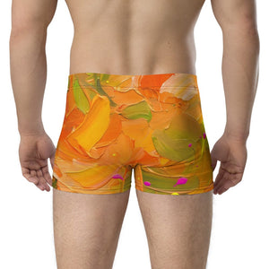 Furrow & Fields Boxer Briefs CLAAS Lexion 8600 TerraTrac Splash Art | Boxer Briefs Quality Farmers Merch