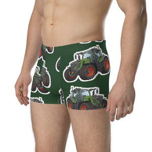 Furrow & Fields Boxer Briefs Fendt 728 Vario Big Print Boxer Briefs – Green Quality Farmers Merch