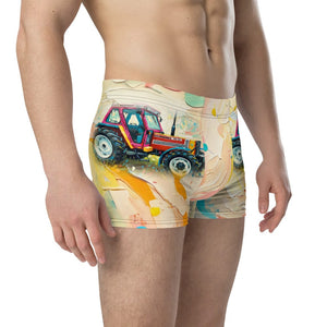 Furrow & Fields Boxer Briefs Fiat 90-90 DT Splash Art | Boxer Briefs Quality Farmers Merch