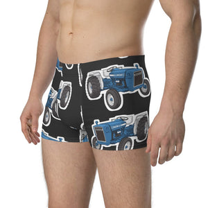 Furrow & Fields Boxer Briefs Ford 3600 Big Print Boxer Briefs – Charcoal Quality Farmers Merch