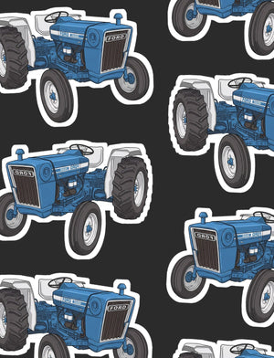 Furrow & Fields Boxer Briefs Ford 3600 Big Print Boxer Briefs – Charcoal Quality Farmers Merch