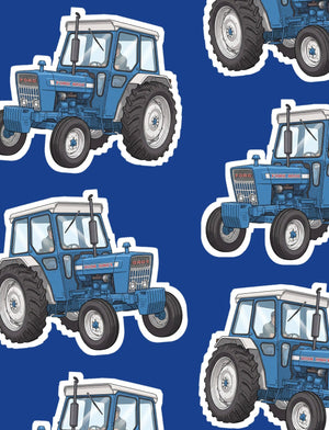 Furrow & Fields Boxer Briefs Ford 4000 Big Print Boxer Briefs – Blue Quality Farmers Merch