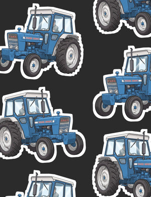 Furrow & Fields Boxer Briefs Ford 4000 Big Print Boxer Briefs – Charcoal Quality Farmers Merch