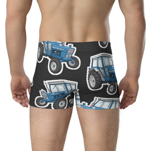 Furrow & Fields Boxer Briefs Ford 4600 Big Print Boxer Briefs – Charcoal Quality Farmers Merch