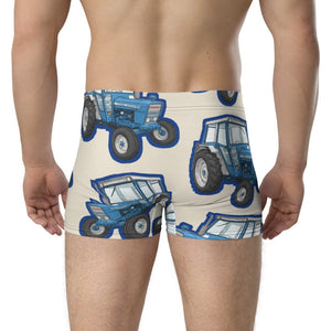 Furrow & Fields Boxer Briefs Ford 4600 Big Print Boxer Briefs – Cream Quality Farmers Merch