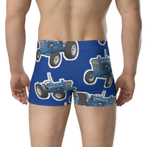 Furrow & Fields Boxer Briefs Ford 5000 Big Print Boxer Briefs – Blue Quality Farmers Merch