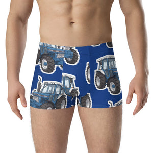Furrow & Fields Boxer Briefs Ford 5610 Big Print Boxer Briefs – Blue Quality Farmers Merch