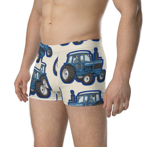 Furrow & Fields Boxer Briefs Ford 6700 Big Print Boxer Briefs – Cream Quality Farmers Merch