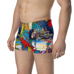 Furrow & Fields Boxer Briefs Ford 6810 2WD Splash Art | Boxer Briefs Quality Farmers Merch