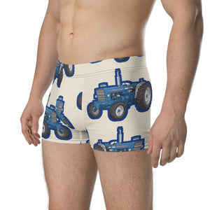 Furrow & Fields Boxer Briefs Ford 7000 Big Print Boxer Briefs – Cream Quality Farmers Merch