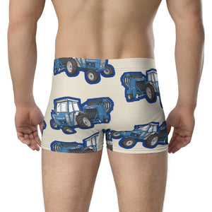 Furrow & Fields Boxer Briefs Ford 7600 Big Print Boxer Briefs – Cream Quality Farmers Merch